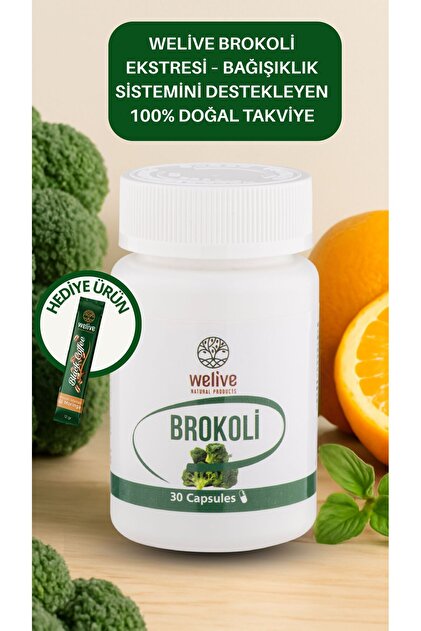 Welive Brokoli Ekstresi 30 Kapsül - Güçlü Antioksidan ve Sindirim