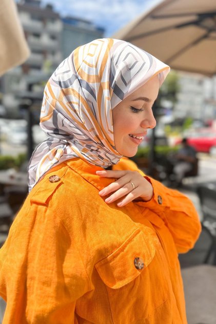 Eșarfă Life Bahar Esintisi - Țesătură subțire de vară - 10093L-03