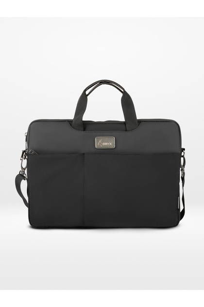 O-lapclassy Sleek Laptop Bag Minimalist Lightweight Work Bag Black