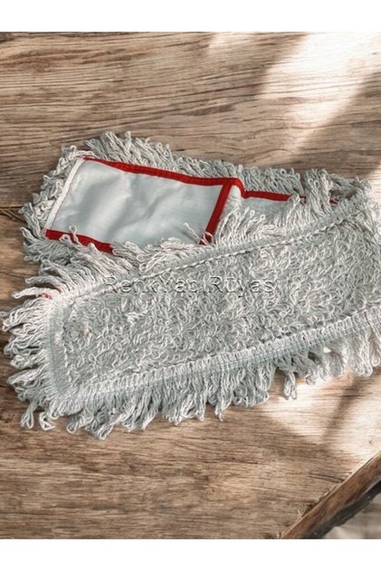 80 CM NEMLİ MOP, MOP UCU, GENİŞ YÜZEYLERİ TEMİZLEME, HASTANE OFİS İŞYERİ TEMİZLİĞİ İÇİN