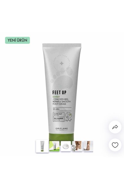Feet Up Expert /Çatlak Topuklar için Ayak Kremi içerik aynı ambalaj yeni