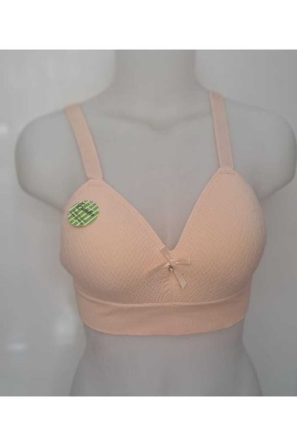 Bamboo C Cap Wireless Bra Umt Powder Color