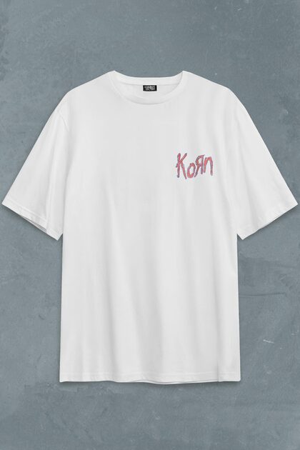 Kendim Seçtim Korn T-shirt Nu Metal RapCore Metal Music Drawing