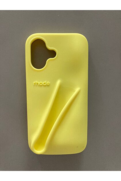 Newon iPhone 16 Lemon Rhode Lip Case Logo Phone Case Cover Cover Case-  Trendyol