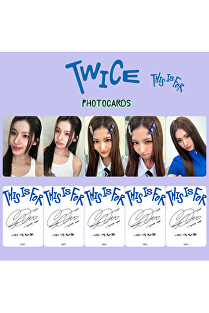 Kpop Dünyasi TWICE Chaeyoung '' This is For '' Photocards Set