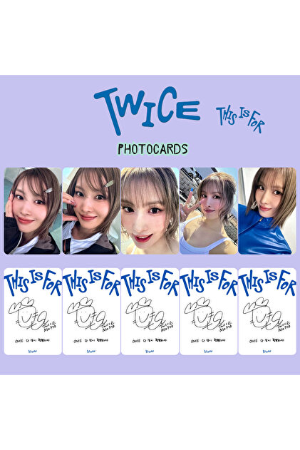 Kpop Dünyasi TWICE Momo '' This is For '' Photocards Set - Fiyatı
