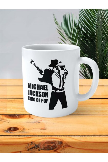 Michael Jackson Baskılı Kupa Bardak Kişiye Özel Model 4