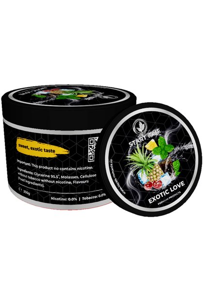 Aroma Narghilea StartKaif, Exotic Love, din celuloza, fara nicotina sau tutun, 200g