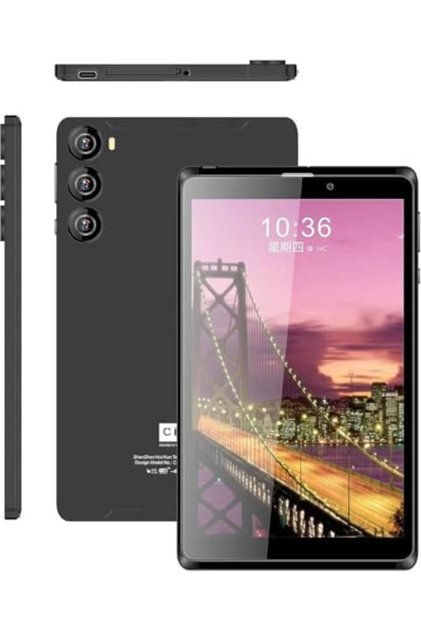 CM835 جهاز لوحي ذكي يعمل بنظام أندرويد بشاشة 8 بوصة IPS وشبكة 5G LTE وواي فاي وذاكرة 512 جيجابايت ولوحة مفاتيح للأطفال مع دعم التكبير