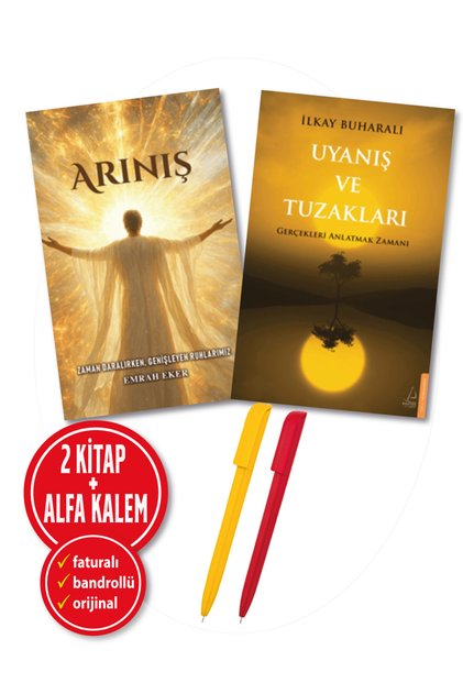 Alfa Kalem+ Arınış(Emrah Eker)+Uyanış ve Tuzakları(İlkay Buharalı) 2 Kitap Set Kişisel Gelişim YENİ