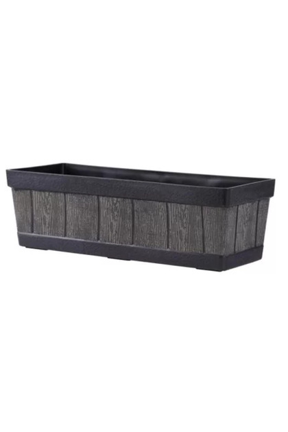 Jardiniera Woodeff, PP 46 x 14 x 17 cm