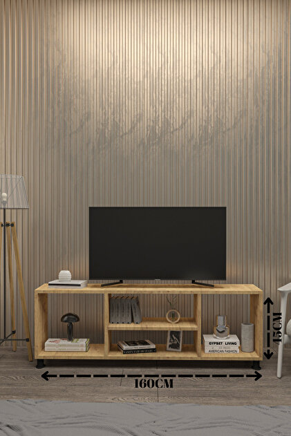 BlackSea Tv Ünitesi,Televizyon Sehpası Luna 160 CM Portatif