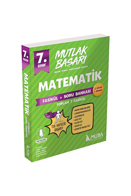 Muba Yayınları MB 7. Sınıf Matematik Fasikül+Soru Bankası 2025