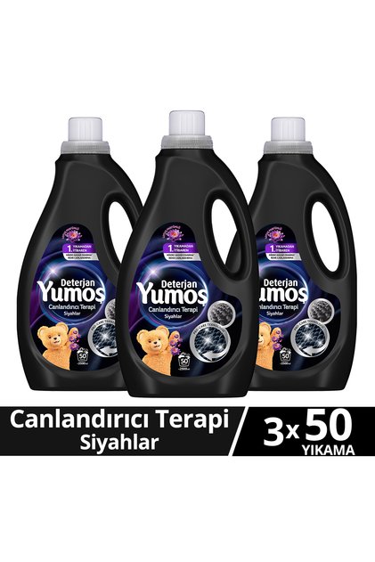 Sıvı Bakım Deterjanı Canlandırıcı Terapi Siyahlar 50 Yıkama 2500 ml x3