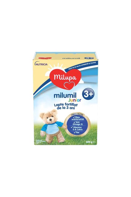 Lapte praf Milumil Junior, de la 3 ani, 600 g
