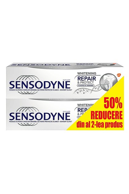 Pastă de dinți Repair&Protect Whitening 1+1-50% 75ml