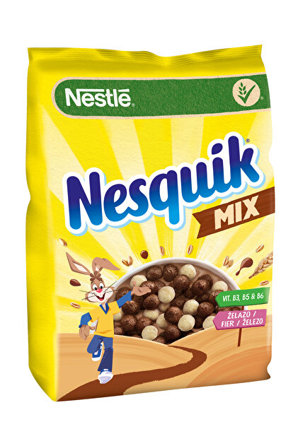 Cereale Nesquik Mix, pentru mic dejun 225g