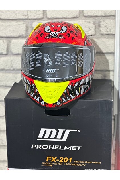 MTS KASK PRO 801 DEMON GÜNEŞ GÖZLÜKLÜ KIRMIZ/SARI - Fiyatı, Yorumları