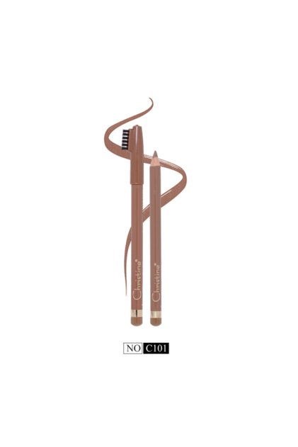 Waterproof Eyebrow Pencil, Light Brown C101