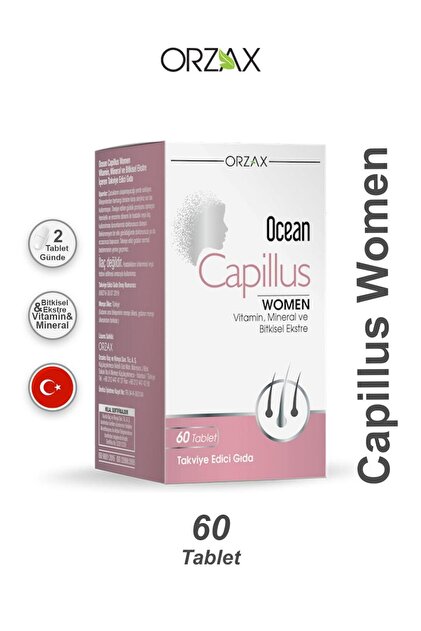 Orzax Ocean Capillus Women 60 Tablet - Fiyatı, Yorumları