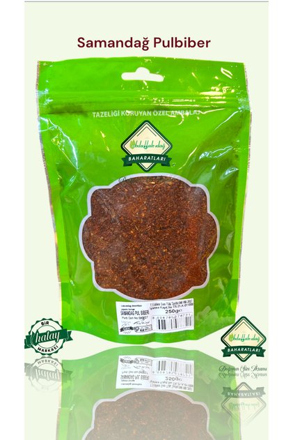 Hatay Yöresinden Doğal Samandağ Pul Biber Pulbiber Zehir Acı Piskopat 250 Gr - 1/4 kg