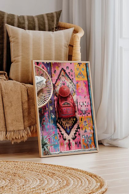 One Piece Wooden Framed Painting Tk0932