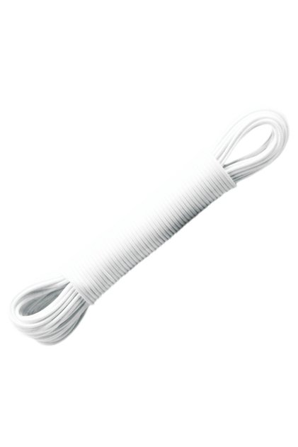 Cablu pentru rufe izolat, alb, 4 mm x 50 m