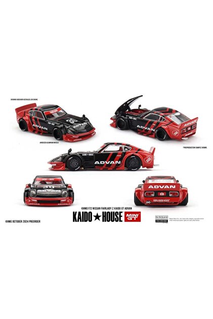 mini gt 1/64 Nissan Fairlady Z Kaido GT ADVAN - Fiyatı, Yorumları