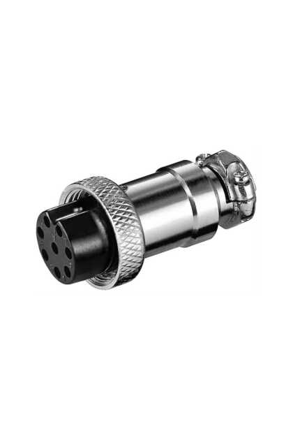 Mufa XLR 8 pini mama pentru microfon cu surub
