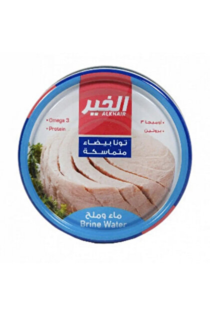 تونة بيضاء مع الماء والملح، 95 غرام