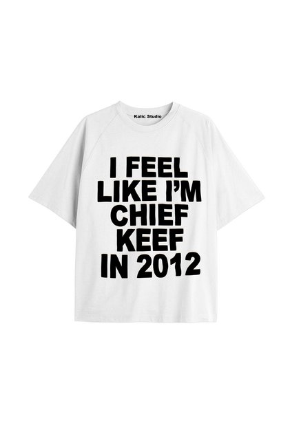 ملابس للجنسين من Ifeel Like I'M Chief Keef's 2012 باللون الأبيض