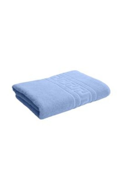Πετσέτα χεριών 30 x 50 cm 100% βαμβάκι, ελληνικό περίγραμμα 500 gsm, μπλε