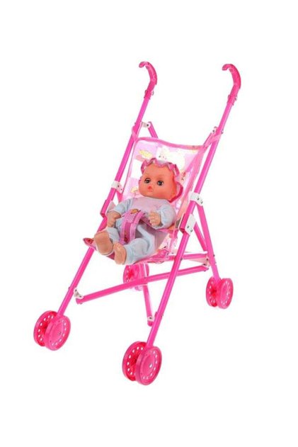 Foldable Buggy Dolls Stroller Pushchair Pram
