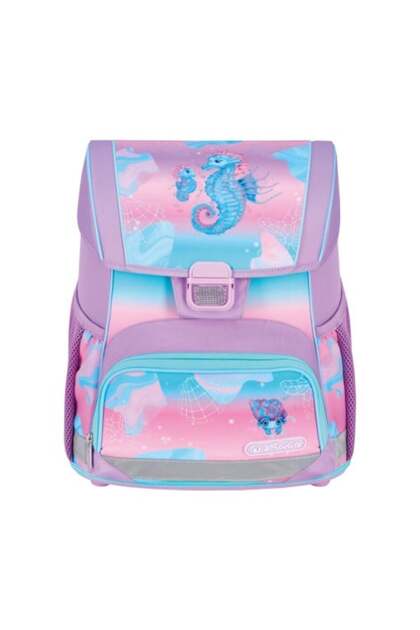 Ghiozdan neechipat Loop, motiv Ocean Lights, 37x31x22 cm, 17 L, Multicolor