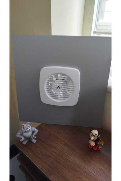 Wc-Bathroom Ventilator with Aluminum Composite Fan 60X60 Silver Gray Q125 Fan