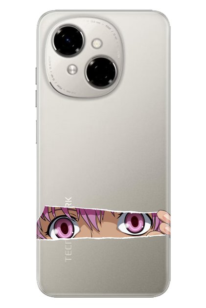 Case for Spark Go 1 2025 6.67" Case Decorative Silicone Printed Cover Secret Look