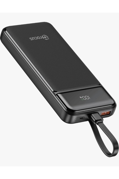 crocus Octopus 10.000 Mah 22.5W Pd 3in1 kablolu siyah - Fiyatı