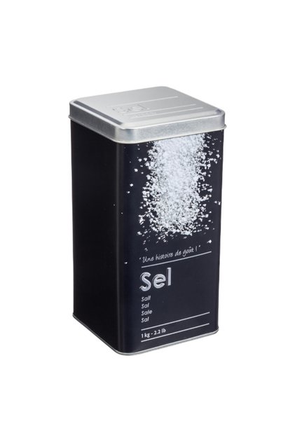 صندوق ملح معدني متين 1 كجم