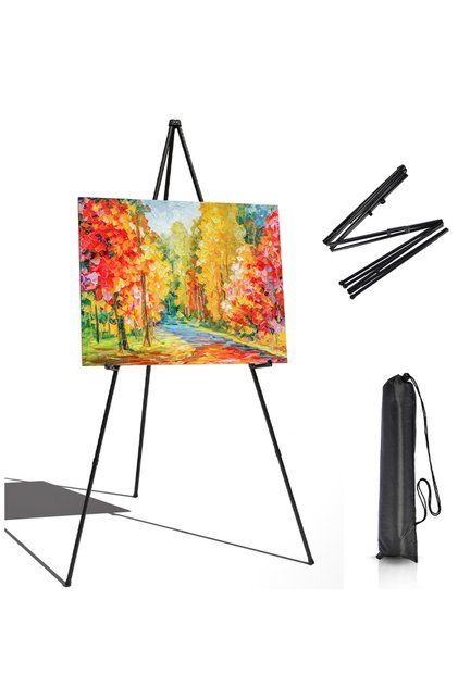 Folding Display Frame for Drawing Board, Tripod Art Poster Frame
