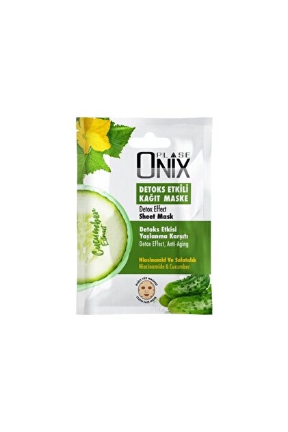 Morfose ONIX DETOKS KAĞIT YÜZ MASKESİ 20 ML (CUCUMBER) - Fiyatı