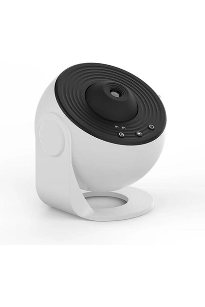 HD galaxy projector with 12 discs, 360° rotation, timer & easy controls—perfect for kids' rooms.