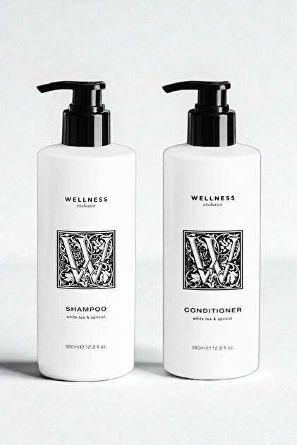 White Tea & Apricot Shampoo 380 ml + Conditioner 380 ml