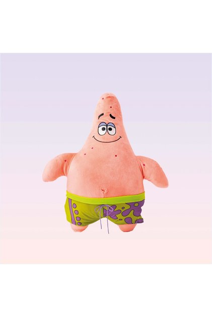 Sünger Bob Kare Pantolon Patrick Yıldız Figürlü Peluş 60 cm