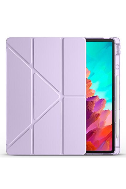 UnDePlus Lenovo Idea Tab Pro 12.7inç TB-373FU Kılıf Kalem Bölmeli