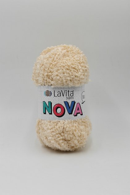 Nova Hand Knitting Yarn 20% Polyester 80% Acrylic 100Gr (Ln1012 Ky. Cream)
