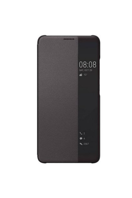 Husă Smart View cu clapă pentru Mate 10, piele, maro