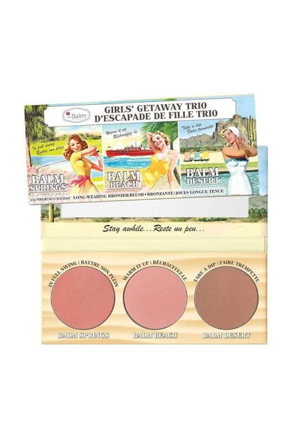 theBalm Girls Get Away Blush & Bronzer Trio