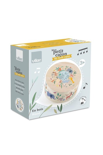 Toba cajon din lemn - Design animale -