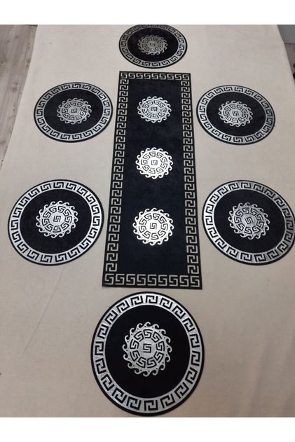 Placemat/runner/table/tablecloth/velvet/7 Piece Food Presentation Set