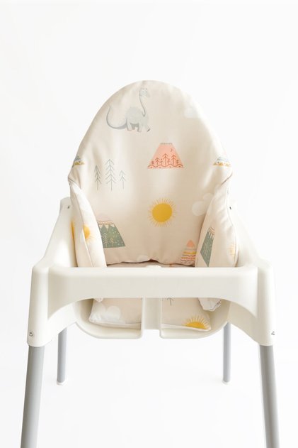Cute Dino High Chair Cushion